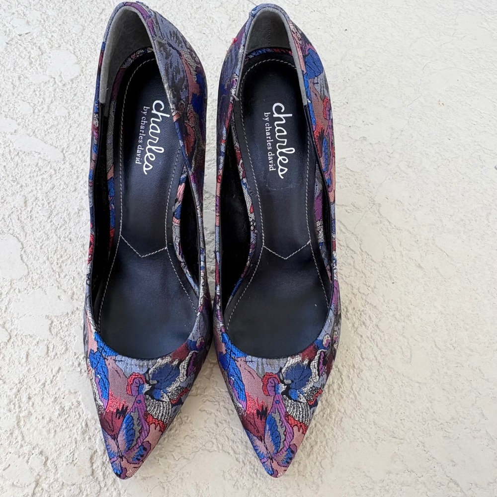 Charles by Charles David Tapestry Floral Pumps Women 9M Multicolor